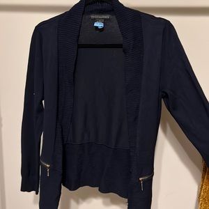 Navy Blue sweater cardigan